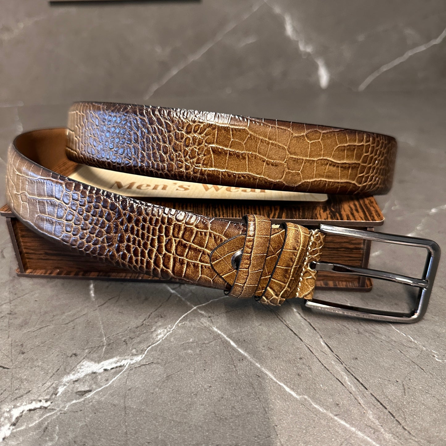 Crocodile Leather Belts