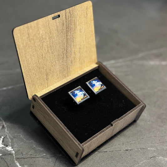 My stical White Horse Cufflinks