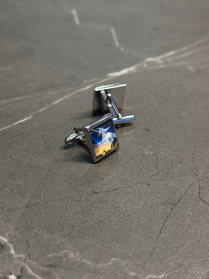 My stical White Horse Cufflinks