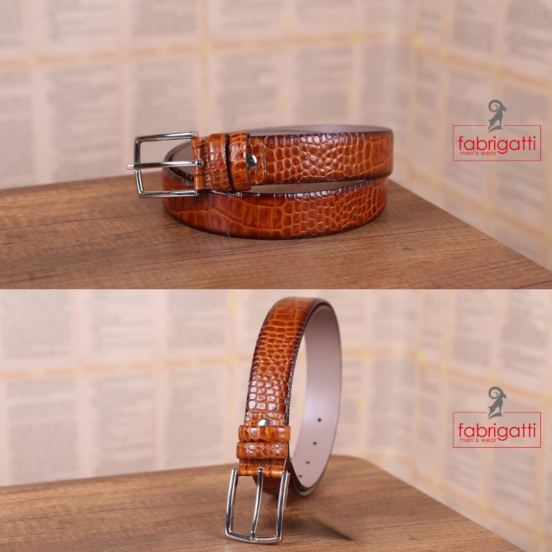 Crocodile Leather Belts