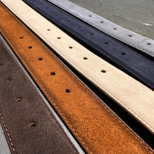 Elegant Suede Leather Belt for Men. High Quality Suede Belts with Customizable Options. Stylish Gift for Birthdays and Anniversaries.